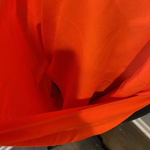 Vince Camuto Small Sleeveless Blouse High Low Hem Attached Cowl/Wrap - Picture 2 of 7